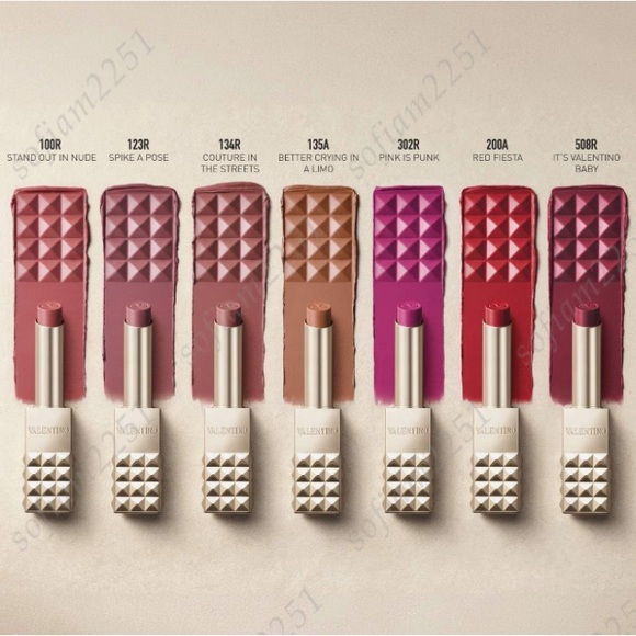 💖NEW!💖 Valentino Spike Valentino Buttery Matte Lipstick BNIB! - Picture 7 of 14